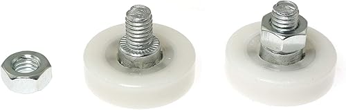 Miniatura 2 de RLECS Polea de cajón de nylon de 0.984 in de diámetro, polea pequeña, polea de cajón de puerta, muebles, polea de posicionamiento, rodillo, polea de