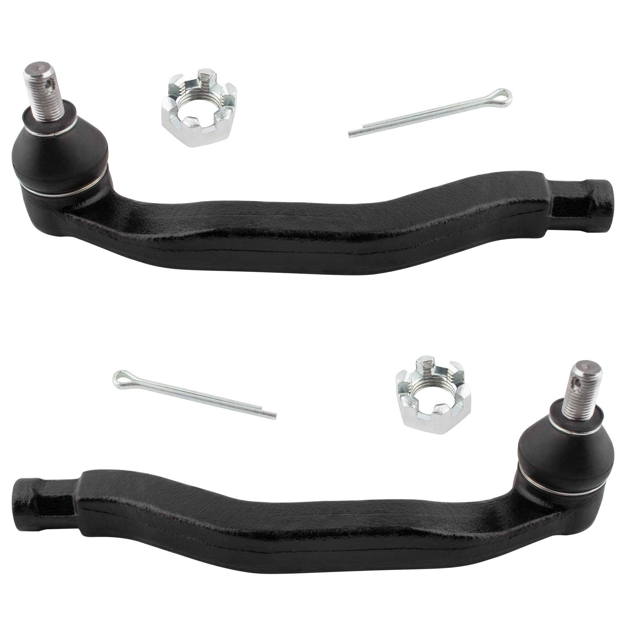BOXI 2pcs Front Left and Right Outer Tie Rod Ends Fit for Honda Prelude 1992 1993 1994 1995 1996 Coupe 2-Door 2.2L 2.3L | ES80680 ES80679