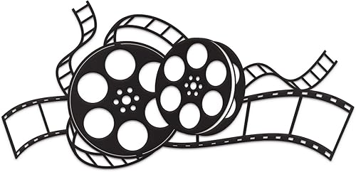 Vivegate Cartel de metal con carrete de pelĂcula vintage, decoraciĂłn temática de cámara perfecta de 16 x 8 pulgadas para cine en casa o sala de Vivegate Cartel de metal con carrete de pelĂcula vintage, decoraciĂłn temática de cámara perfecta de 16 x 8 pulgadas para cine en casa o sala de