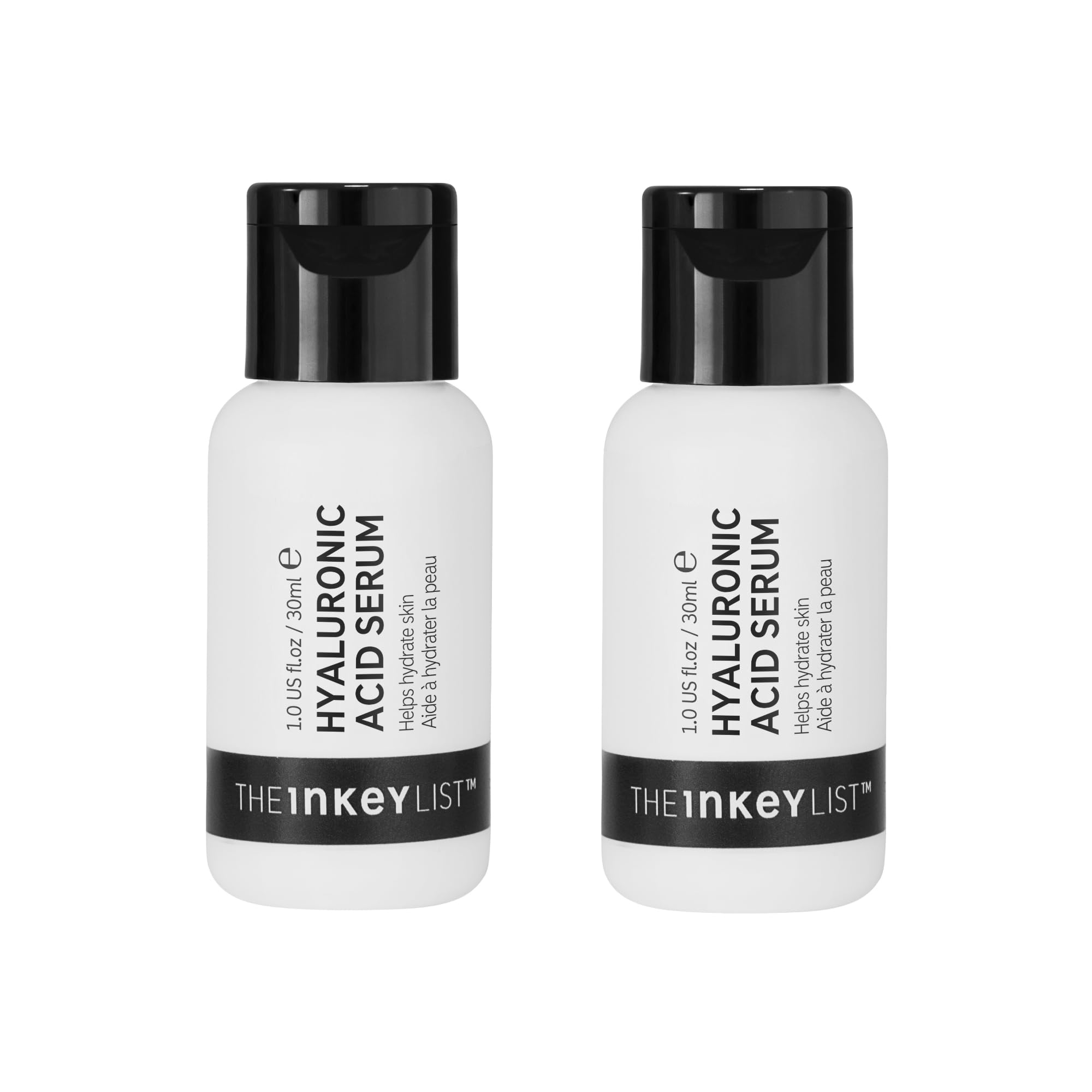 The INKEY List 2% Hyaluronic Acid Face Serum 30ml (Pack of 2), Hydrating Skincare, Combats Dry Skin, Vegan Friendly