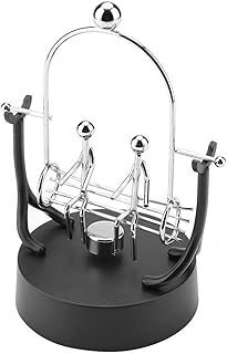 Perpetual Motion Desk Toy, Electronic Shake Wiggle Device Perpetual Motion Model Stainless [#D301]