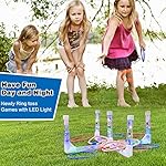 MOLACHI-Outdoor-Yard-Games-for-Adults-and-KidsRing-Toss-Games-with-LDE-LightEasy-to-Set-Up-w-Compact-Carry-Backyard-Toys-for-The-Whole-Family
