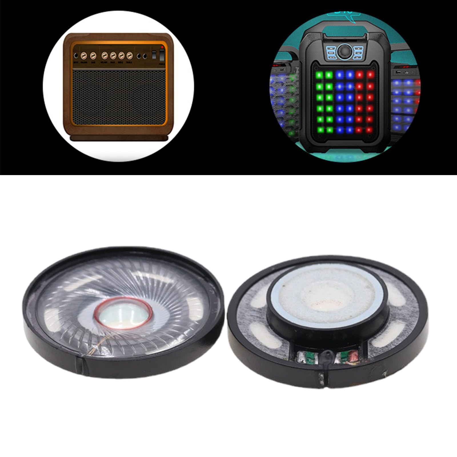 Amazon | 2 個 50 ミリメートルヘッドフォンスピーカーユニット
