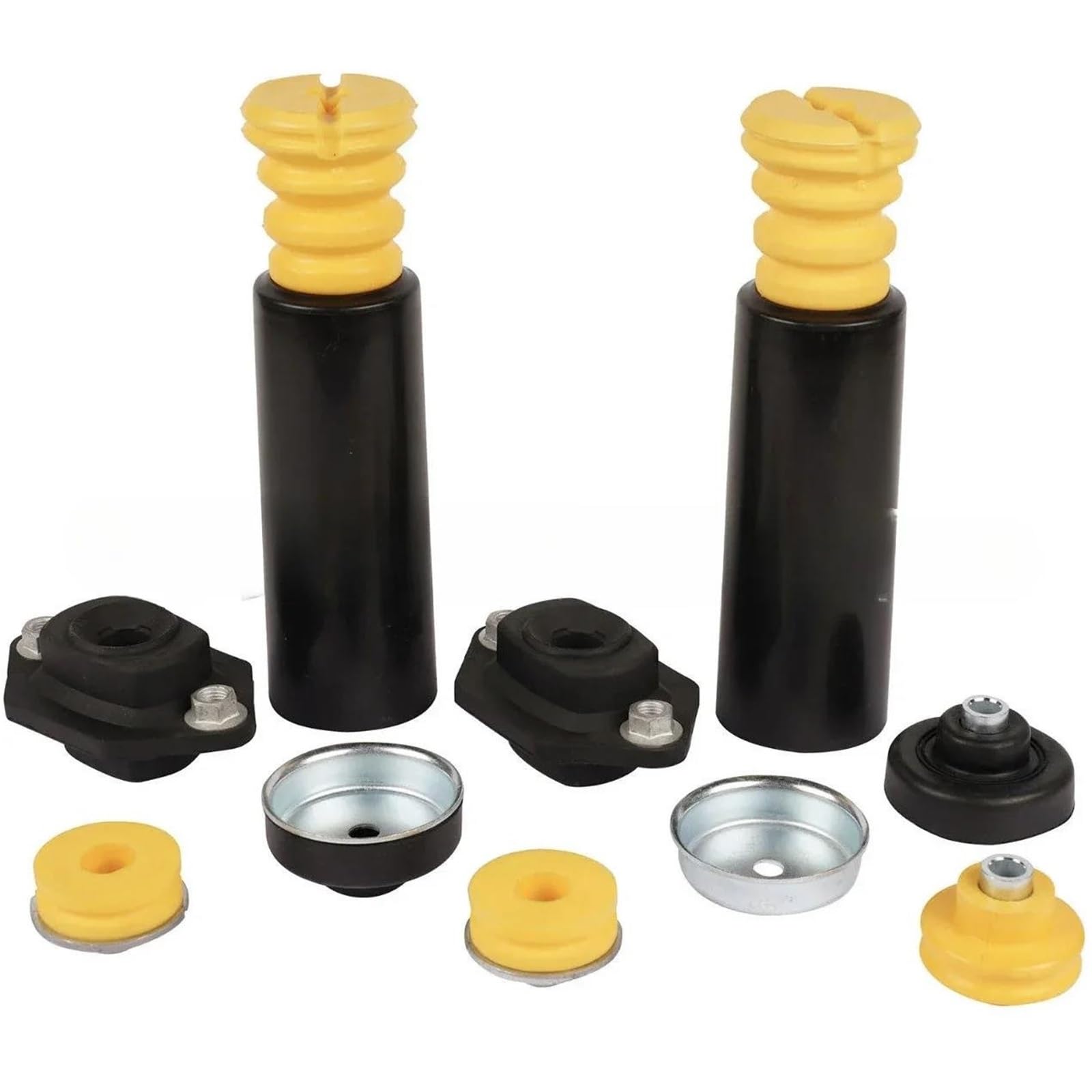 33536767334 Para E81 E82 E88 E90 E91 E92 320d 325 330 335i Parachoques De Suspensión Trasera De Coche Amortiguador De Goma Tope Amortiguadores para coche(12Pcs SET)
