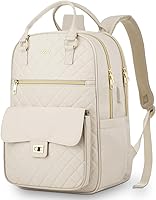 Vista 1 de Mochilas para laptop para niñas de 15.6 pulgadas, mochila escolar de gran capacidad, mochila universitaria con puerto de carga USB, mochilas de moda