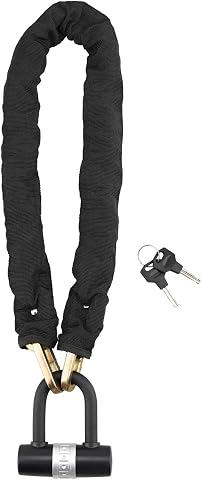 THIRARD - Catena Antifurto in Acciaio Cementato Zincato con Guaina in Nylon - Per Bici e Moto - Resistente ai...