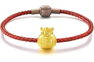 999 24K Solid Gold Blessing Bracelet