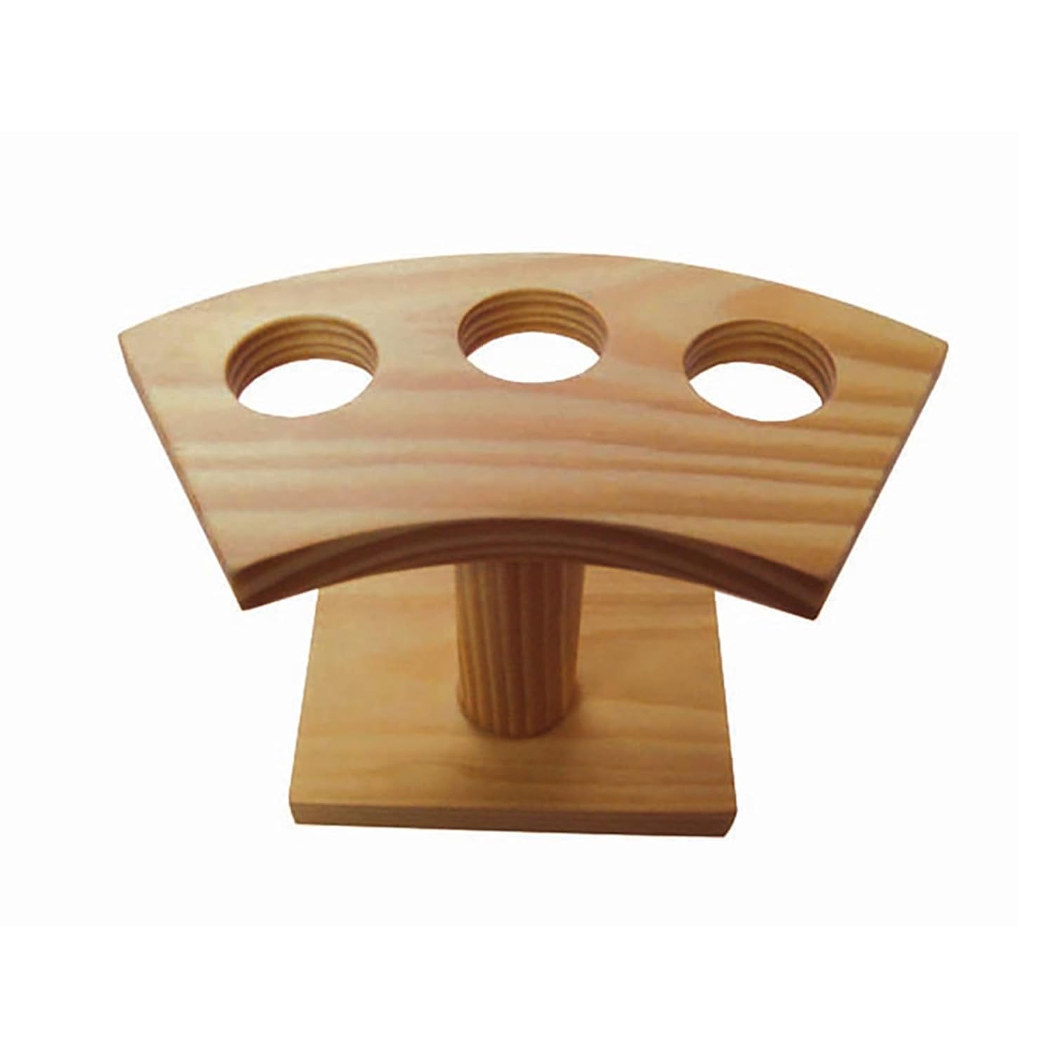 PackNWood 210SBAM36 36 Holes Bamboo Cone and Temaki Display - 15. 7 x 15. 7 x 3" Hole diameter : 0. 9" - 1 per case