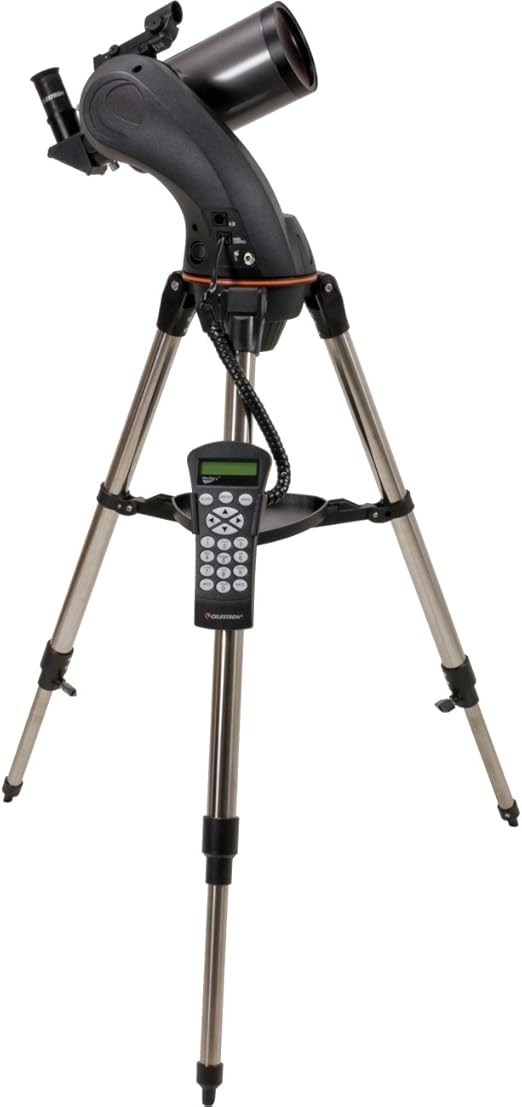 Celestron 22087 NexStar 90SLT-Mak Portable Computerised Maksutov-Cassegrain Telescope with Quick-Release Fork-arm Mount, Accessory Tray and 'Starry Night' Special Edition Software, Grey