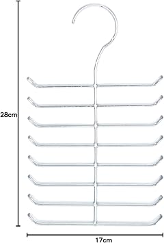 DecoBella Tie Strap, Transparent, 2x17x28 cm