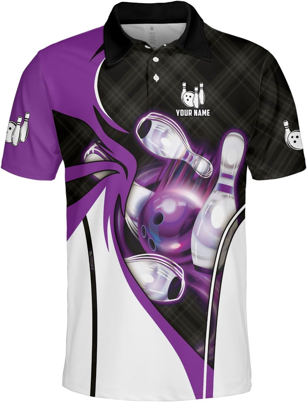 Custom Bowling Polo Shirt Personalized 3D Team Name Bowling Shirts for Men Women Jersey Unisex Bowler Short Sleeve Gift Tee