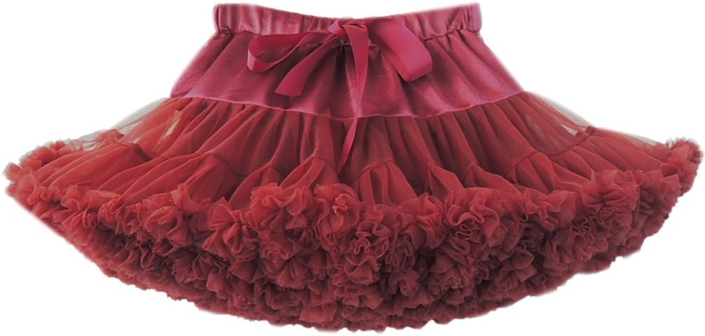Fuxiang Tutus for Girls Tutu Skirt Skirts Childrens Girl's Layers Dress-up Dress Kids Dancewear Fluffy Ballerina Skirt Puffy Tutu Costumes Ruffle Tulle Ballet Petticoat Frilly Pettiskirt Dance Tutu