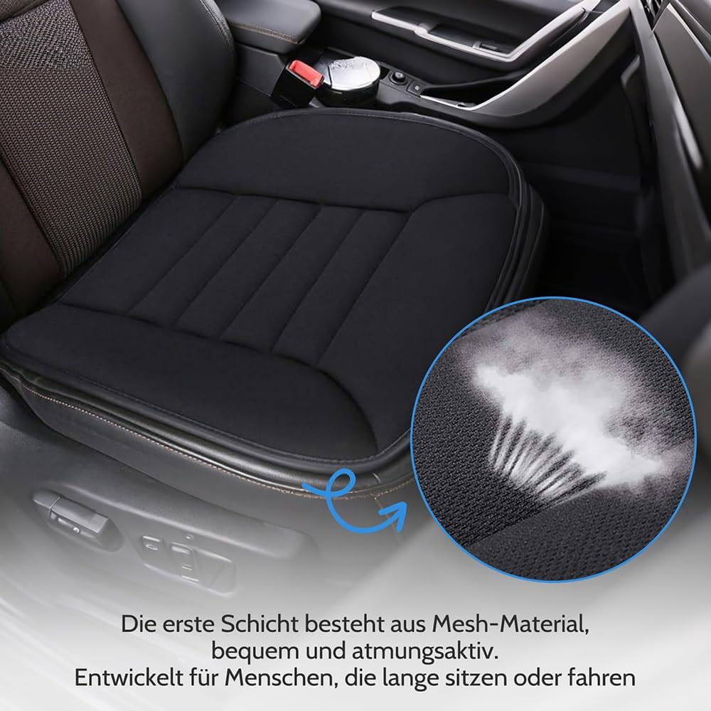 Coprisedile Auto, per Jaguar F-Pace 2019-2023 Cuscino Sedile Anteriori,Coprisedile Confortevole in Schiuma,Tappetino Protettivo Interni Auto