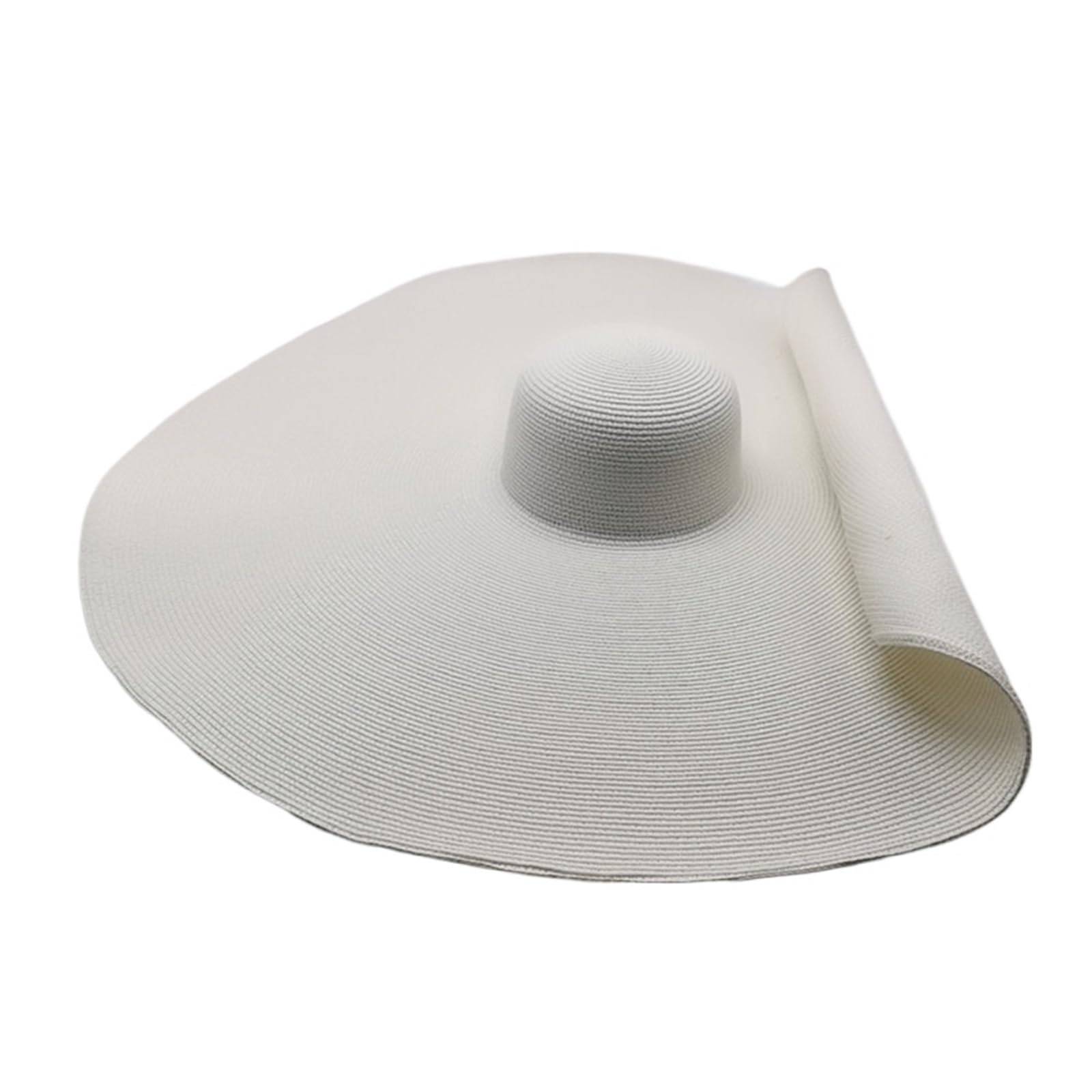 Sombrero de paja para el sol, protección de playa de verano, ala ancha, plegable, de gran tamaño, plegable, sombrero, sombrero, sombrero, sombrero, paja