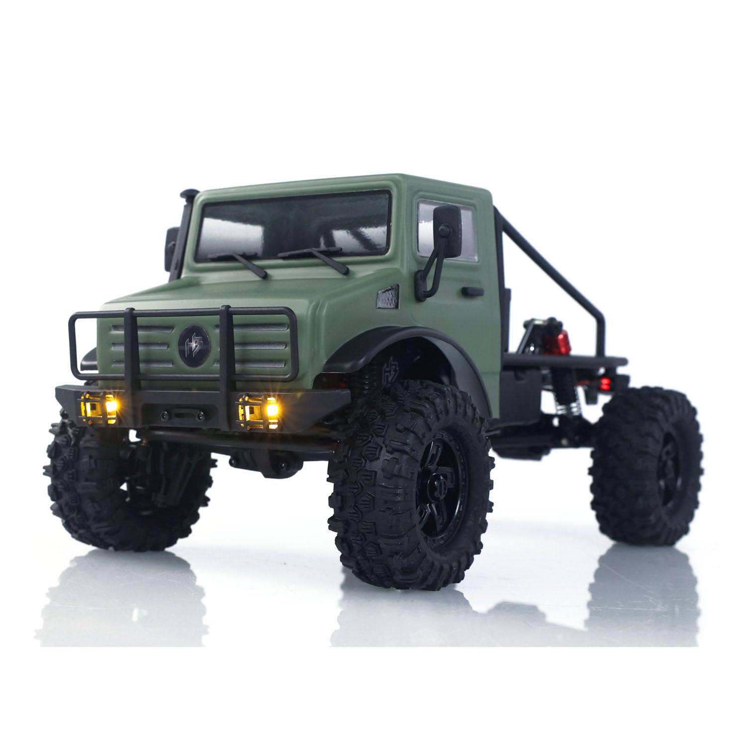 TOUCAN RC HOBBY 1/18 CR18P V3 Thunter RC coche de escalada 2.4G control inalámbrico 4WD Rock Crawler coche sin escobillas ESC RTR luces LED