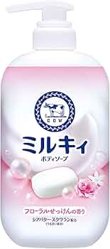 Amazon | ミルキィボディソープフローラルせっけんポンプ付500ML