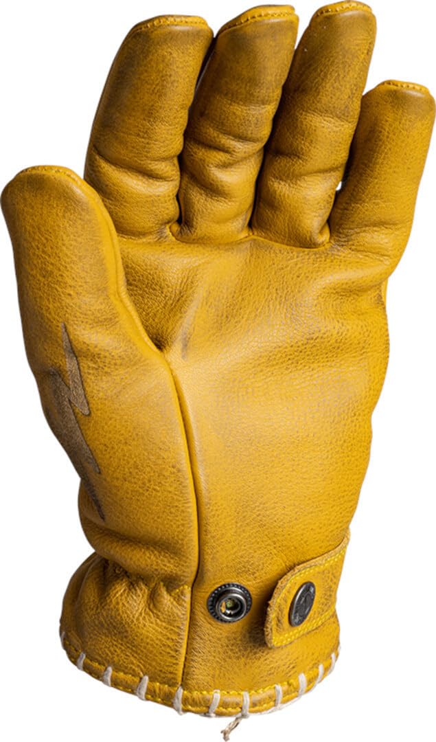 John Doe - Guanti da moto Coyote giallo/grigio M | Compatibile con touch screen