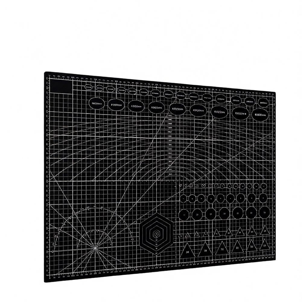 Tapis de Découpe pour a4 Vert Matériau PP pour robuste Tapis(A-2 black)
