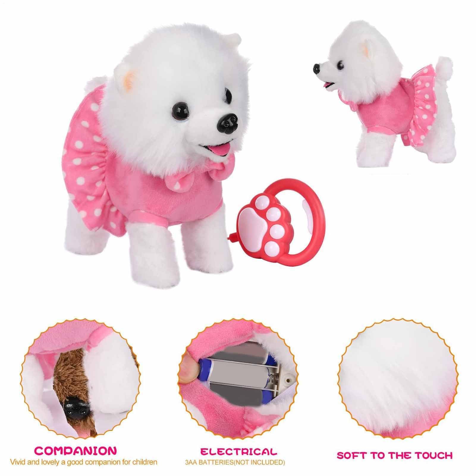 Cane Giocattolo che Cammina Bambola di Peluche Elettrica Interattiva
