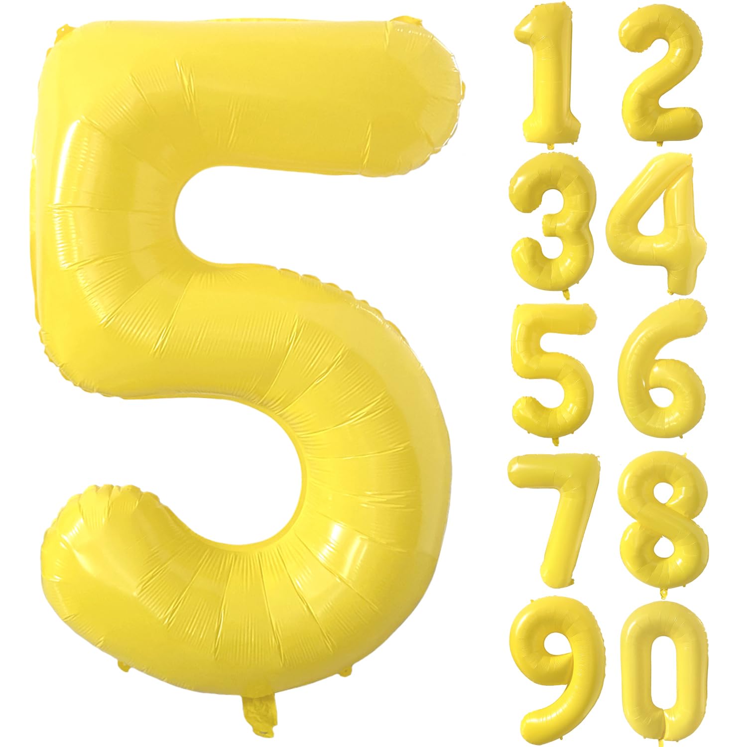 Red 0 balloon 40 Inch Giant Helium Foil Number 0 to 9 Red Balloon Birthday Wedding Party Digital Decorations (Number 0) — view 415