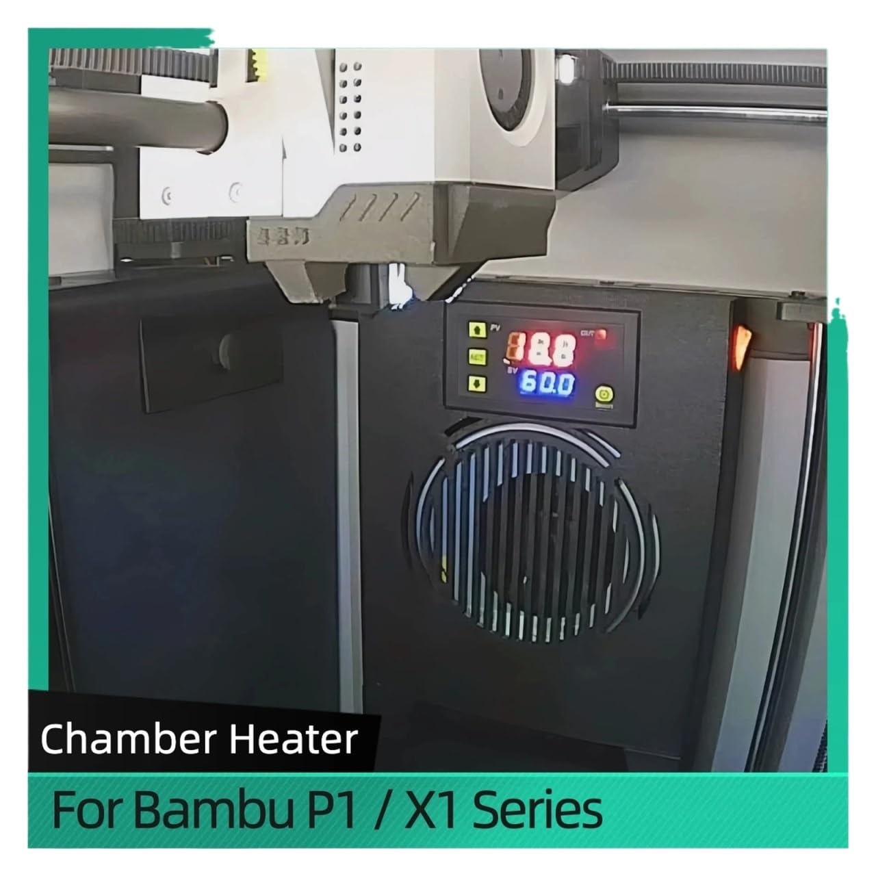 Lab X1 P1S X1C P1P 3Dプリンター 用 チャンバー ヒーター Chamber
