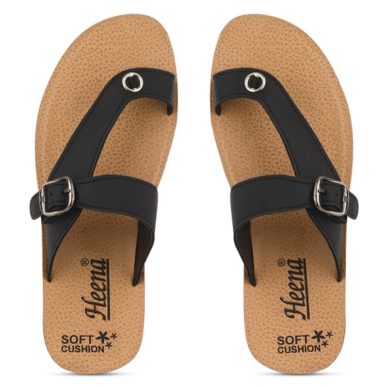 Women's Slippers | Stylish & Comfortable Flip-Flop Slippers for Women | PU Sole Material | Slip Resistant | Durable & Lightweight Woman Chappal for Daily Use (1162)-image-18