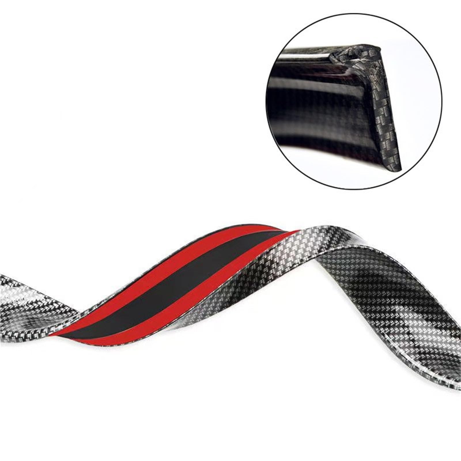 Skrzydło spojlera Uniwersalny spojlery samochodowe o długości 1,5 m Stylizacja Spoiler Skrzydło Sportowy tylny Spoiler Car Styling Remont Spoiler Spojlery tylne(Bright black 4.5cm)