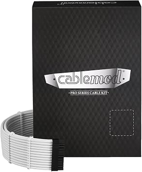 CableMod RT-Series Pro ModMesh Sleeved Cable Kit for ASUS and Seasonic White