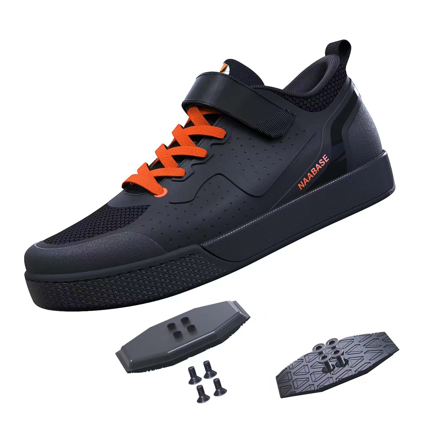 NAABASEMen's Women's MTB Mountain Bike Cycling Shoes for Flat Pedals,Perfect for Free Riding Mountain Biking D/H Enduro Cross Trail Commuter BMX