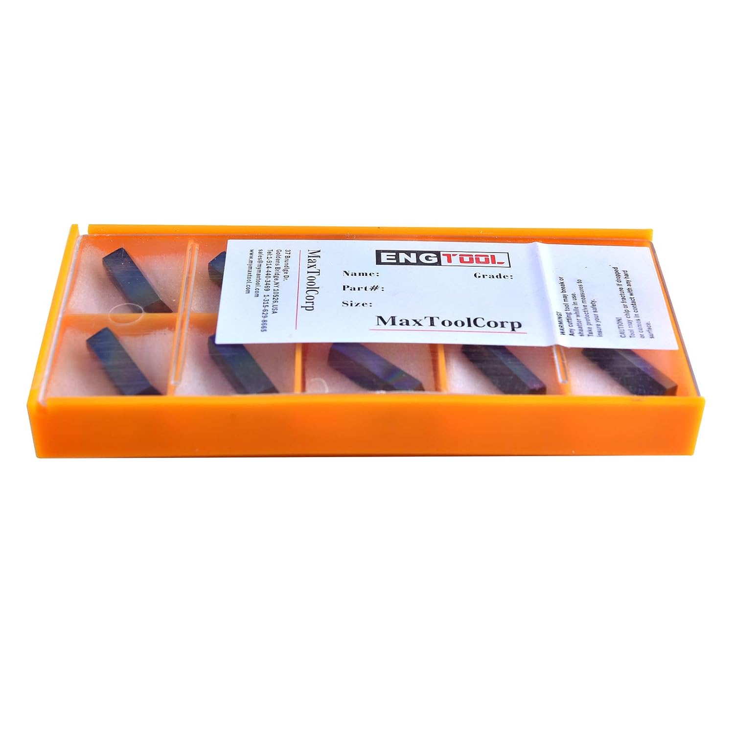 MaxTool 10PCs PCD TIP Milling Inserts Standard Lead Indexable Insert Grade 1500 Polycrystalline EDR100-015-E1-W2P10