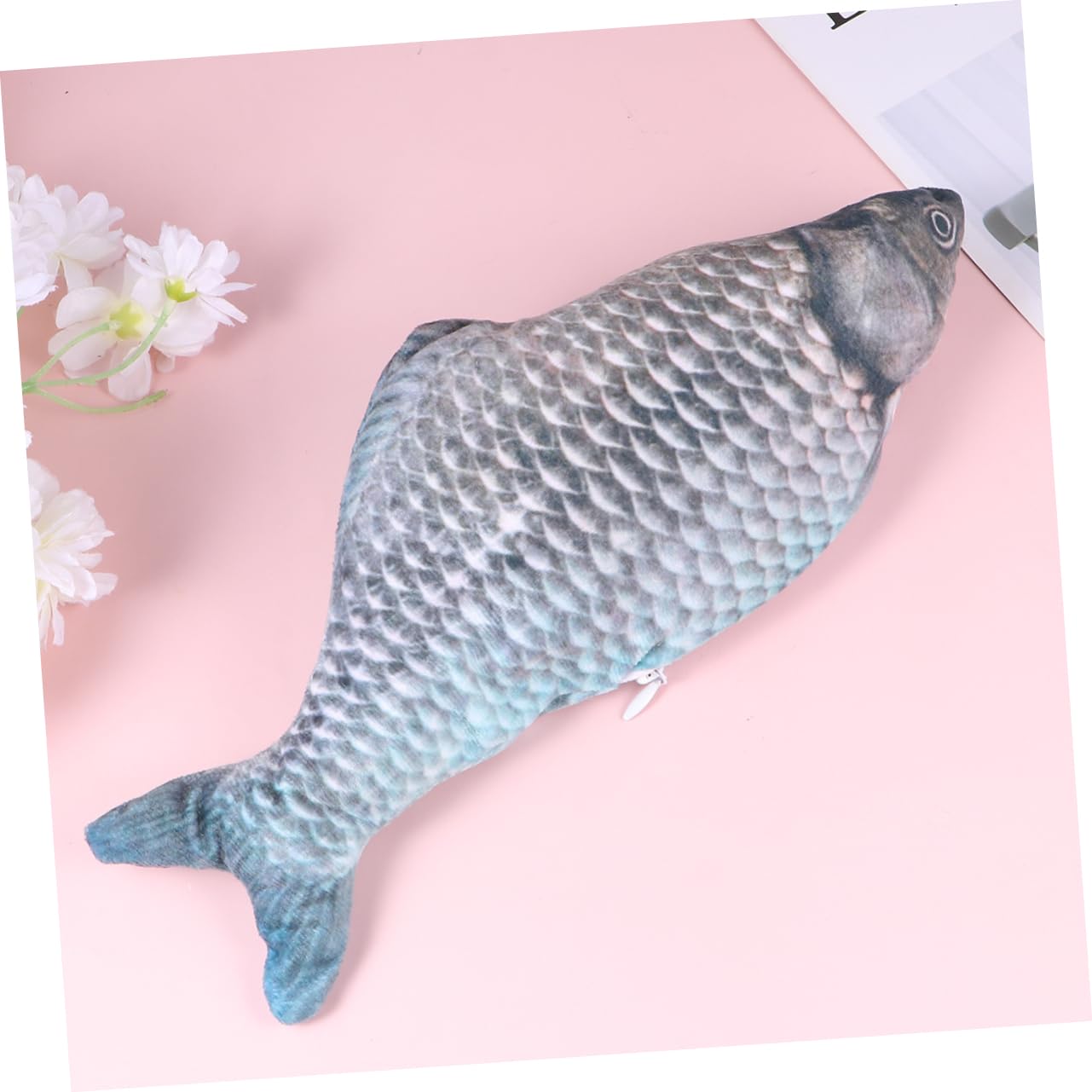 FOMIYES 3stücke USB Wiederaufladbares Spielzeug Für Katzen Elektrisches Jumping Fish Katzenspielzeug Plüsch Interaktives Kratzspielzeug Aktivität Und Spielverhaltens Crucian Style