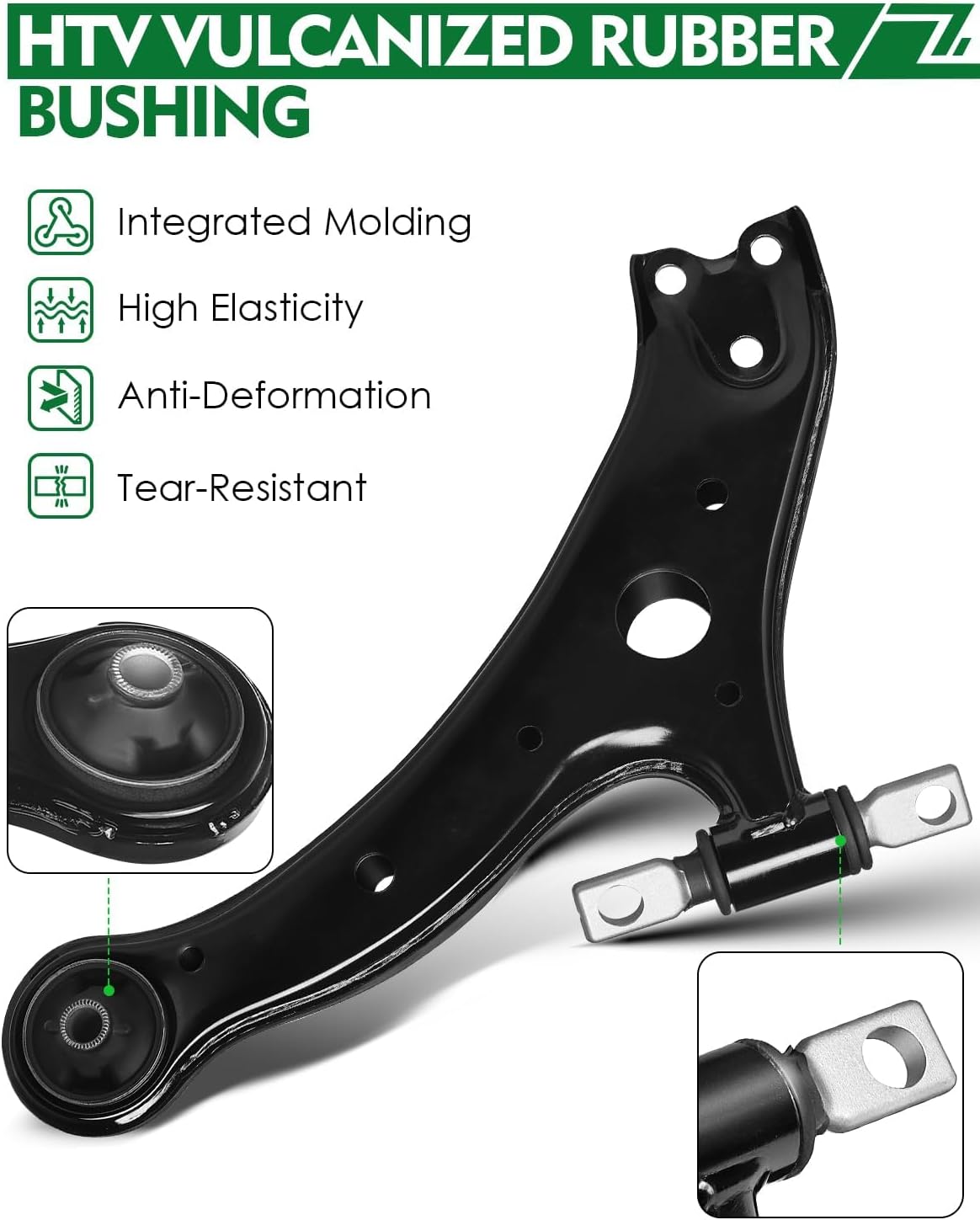 6pcs Set of Front Lower Control Arm Lower Ball Joint & Outer Tie Rod Ends for:-Toyota Camry 2007-2011, for:-Lexus ES350 2007-2012 2.4L 2.5L 3.5L Replace OE# K620334 K620333 K500044 K500043