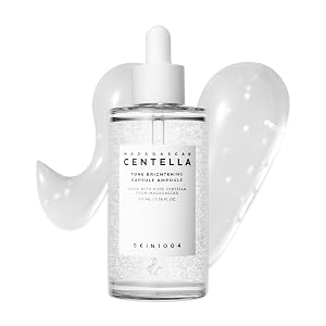 SKIN1004 Tone Glowing Capsule Ampoule 3 38fl oz 100ml Niacinamide Tranexamic Acid Serum Korean Face Ampoule with Madagascar