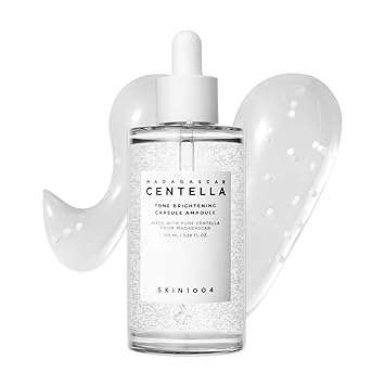 SKIN1004 Tone Balancing Capsule Ampoule, Niacinamide & Centella Serum for Face, Korean Hydrating Facial Serum for Unevne Skin Tone with Tranexamic Acid, Korean Skin Care, 3.38 fl.oz / 100ml