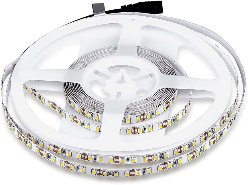 Striscia LED 12V Super Luminosa 5m, 20W/m, 240 SMD/m, 2000LM/m, Bianco Neutro 4000K, Tagliabile E Dimmerabile