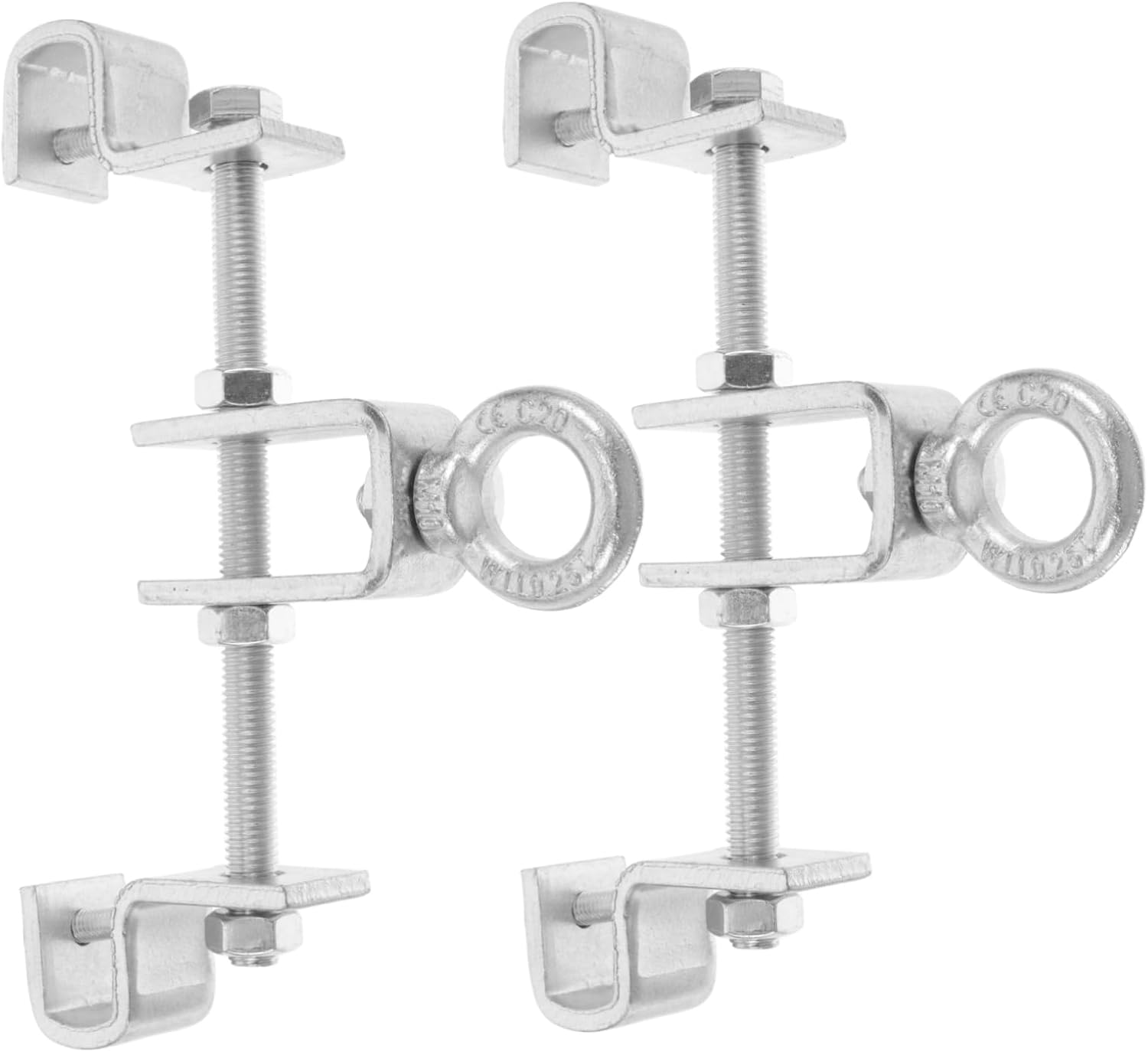 2pcs Adjustable Heavy Duty Ceiling Mount Bracket Hooks for Sandbag Suspension Versatile Hammock Hanger Easy Installation Construction for Indoor Use