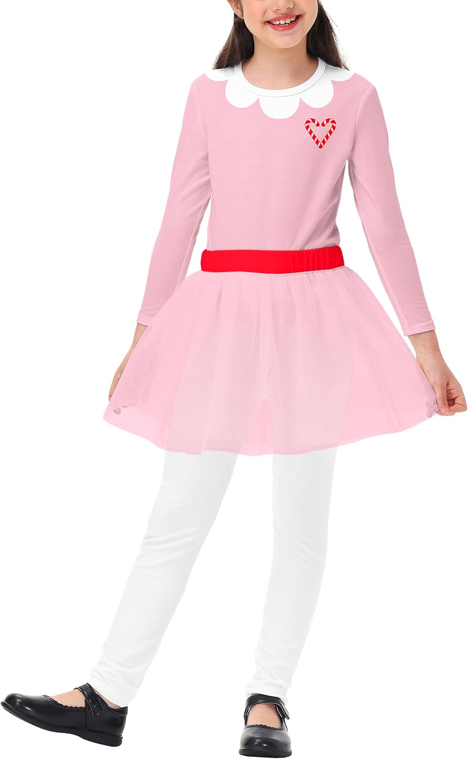 AOBUTE Christmas Shirts Leggings with Tutu Skirts Xmas Ugly Cute Clothing Sets 3-12 Years