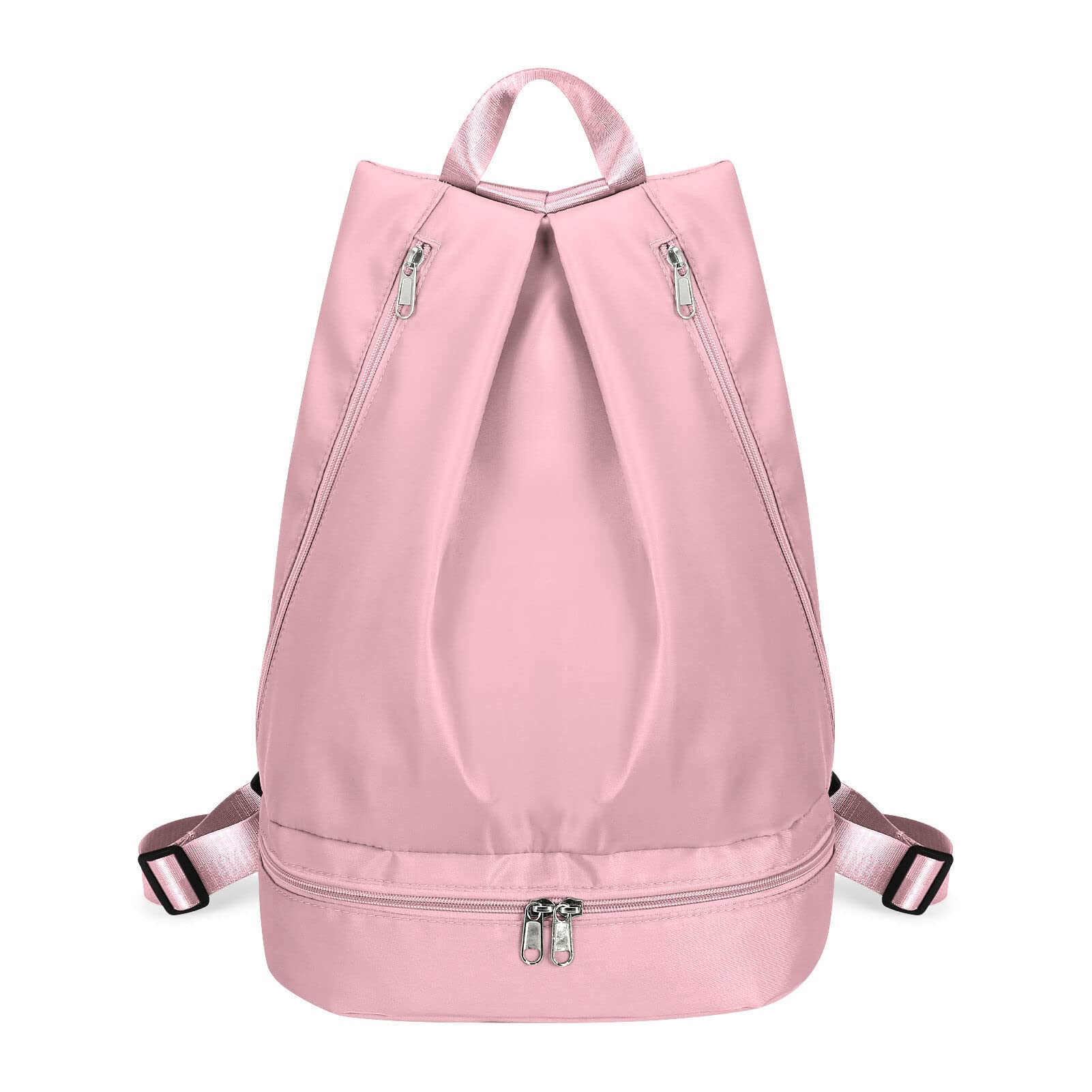 HUA ANGEL Wasserdichter Sportrucksack Damen Unisex Sporttasche Mit Nassfach Leichter Rucksack Mit GroßEm Schuhfach FüR Schwimmen Reisen Fitnessstudio Yoga