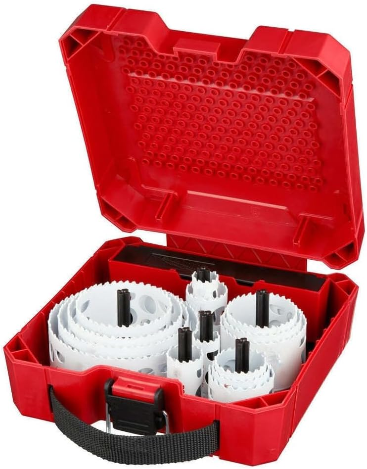49-22-4105 Fits Milwaukee Hole Saw Kit 19-Piece Master Electrician's Ice Hardened