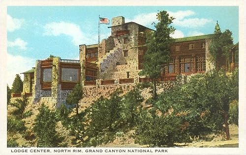 Lodge Center, Grand Canyon - Vintage Image