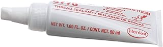 1138284 White 5770 Thread Locker Liquid, Tensile Strength 79.6 to 251 PSI, 530 Degrees F Maximum Temperature, 50 mL Tube