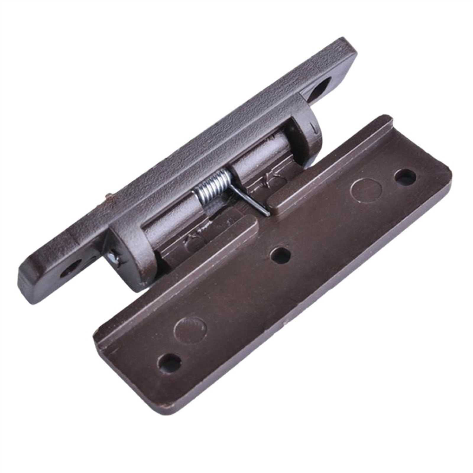 4pcs Plastic Spring Hinge Hidden Flat Loaded Hinge for Wardrobe Cabinet Door Joint Connector Furniture Hardware