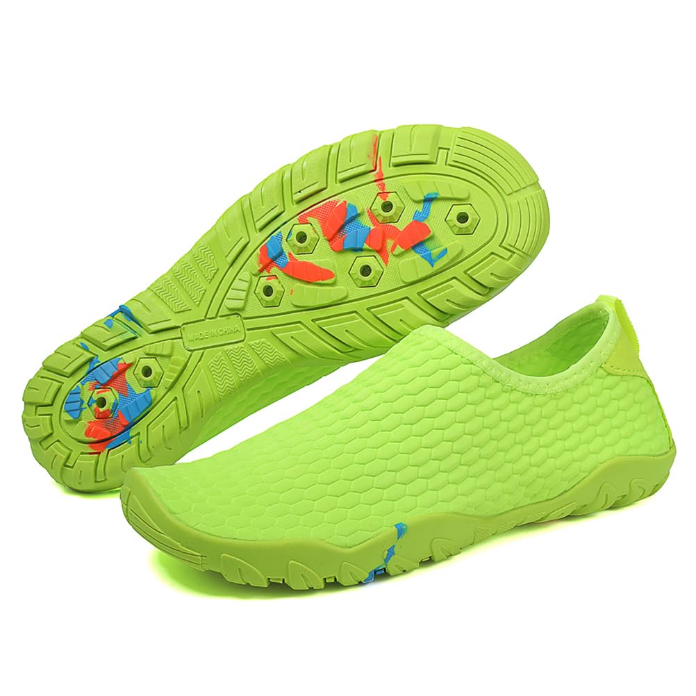 Zapatos Acuáticos para Mujer Hombre, Elásticos Slip-On Secado Rápido Pies Descalzos, Ligeros Transpirables Zapatos de Natación para Playa, Piscina, Surf, Senderismo Acuático, Gimnasio