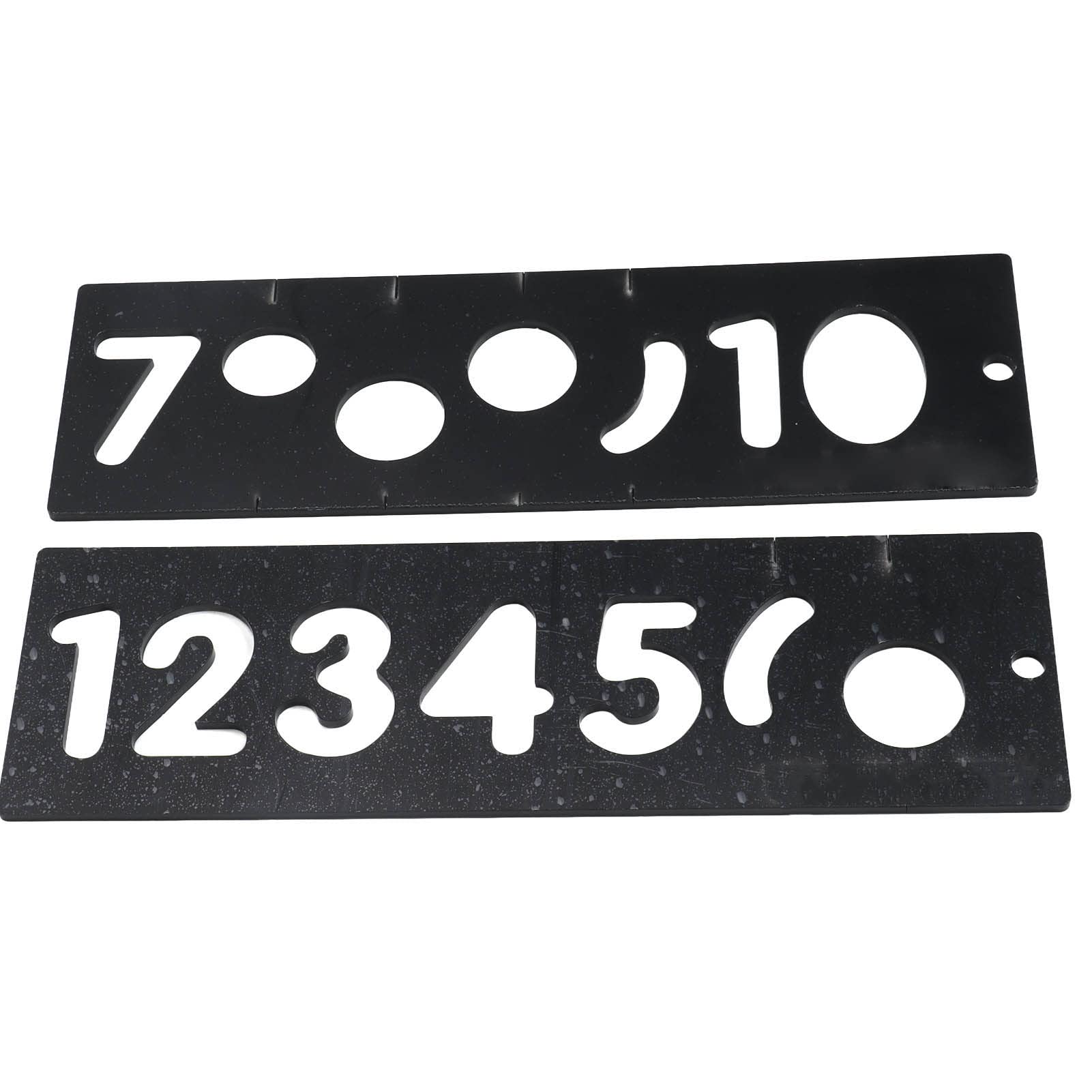 FTVOGUE Kit per la Creazione di Insegne Stencil per Incisione in Plastica, Modello di Lettere e Numeri con Punta da Taglio in Acciaio, Set da 11 Pezzi per la Lavorazione del Legno, Intaglio di