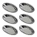 Zerodeko 250pcs Tinfoil Egg Tart Bases Foil Pans for Baking Tins Non-stick Easy Demould Oval Shaped