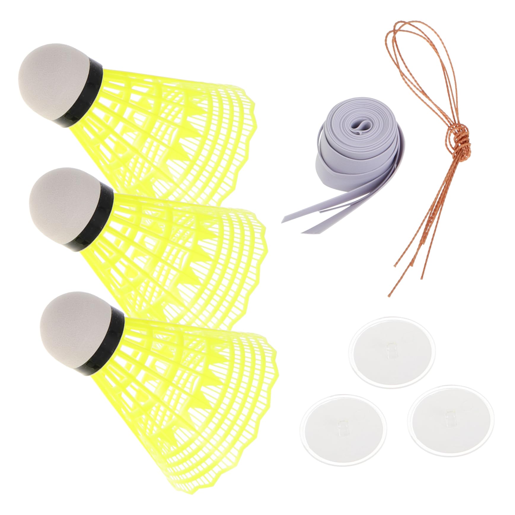 Toddmomy Single Player Badminton Training Device Rebound Shuttlecock Elastic Rope Indoor Practice Tool Home Badminton Swing Trainer