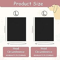 Vista 2 de Frienda 2 piezas de orejeras para perro, cubierta calmante para las orejas, cubierta para aliviar la ansiedad, calentador de cara, cuello, mangas