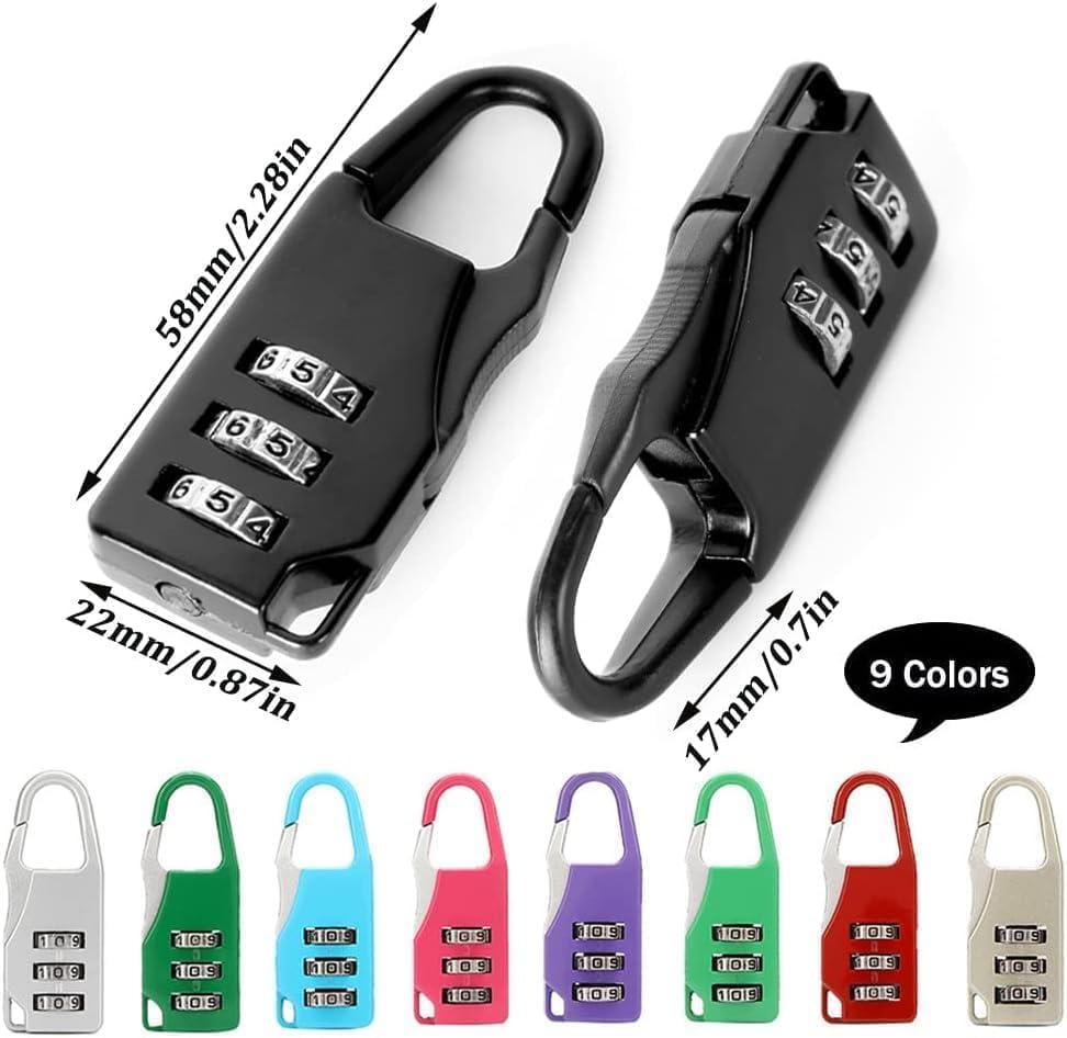 Image of 3 Digit Combination Luggage Lock