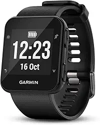 Garmin 010-01689-00 Forerunner 35; Relógio de corrida GPS fácil de usar, preto