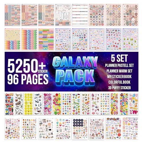 colortouch Autocollants 3D – Plus de 5250 pièces – 96